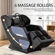 preview thumbnail 13 of 19, PU Leather Zero Gravity Massage Chair with Full Body Air Bags, 6 Rollers, Heating, Bluetooth, Recliner Chair