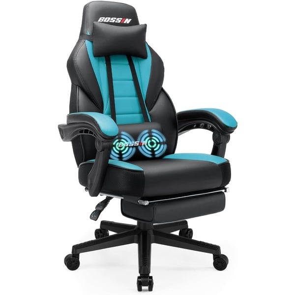 slide 2 of 66, BOSSIN Racing Style Gaming Chair,300 lbs Big and Tall gamer chair High Back Computer Chair