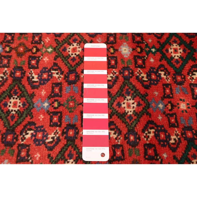 ECARPETGALLERY Hand-knotted Andelz Red Wool Rug - 2'9 x 9'3