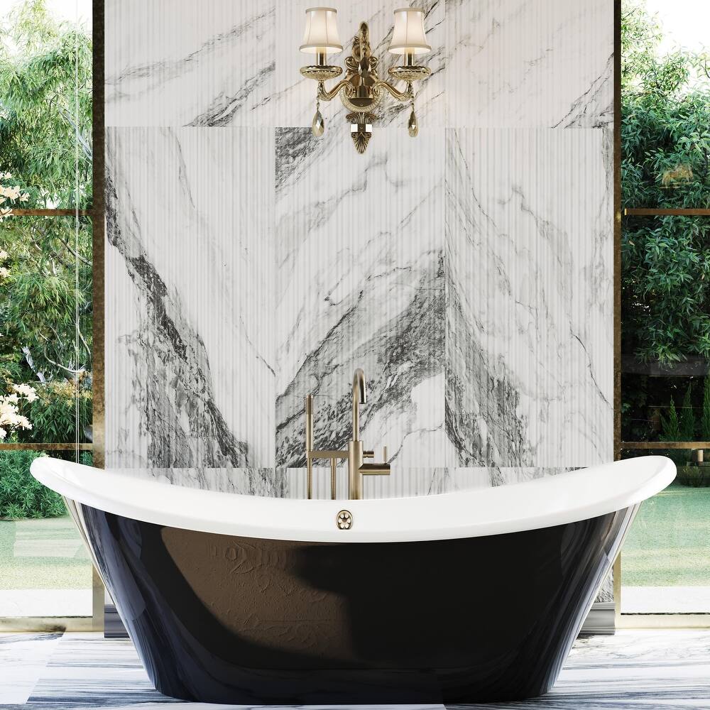 Merola Tile Touche Pleated Deco Zebre 23-1/2" x 47-1/8" Porcelain Floor and Wall Tile