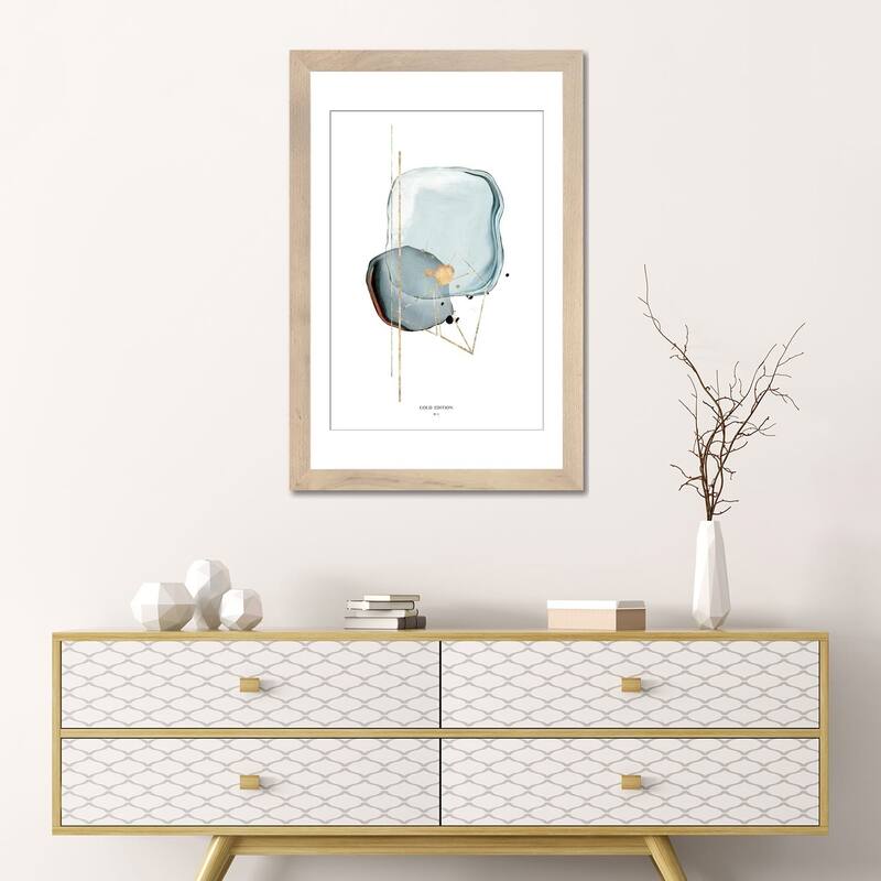 iCanvas "Gold Edition I" by Design Fabrikken