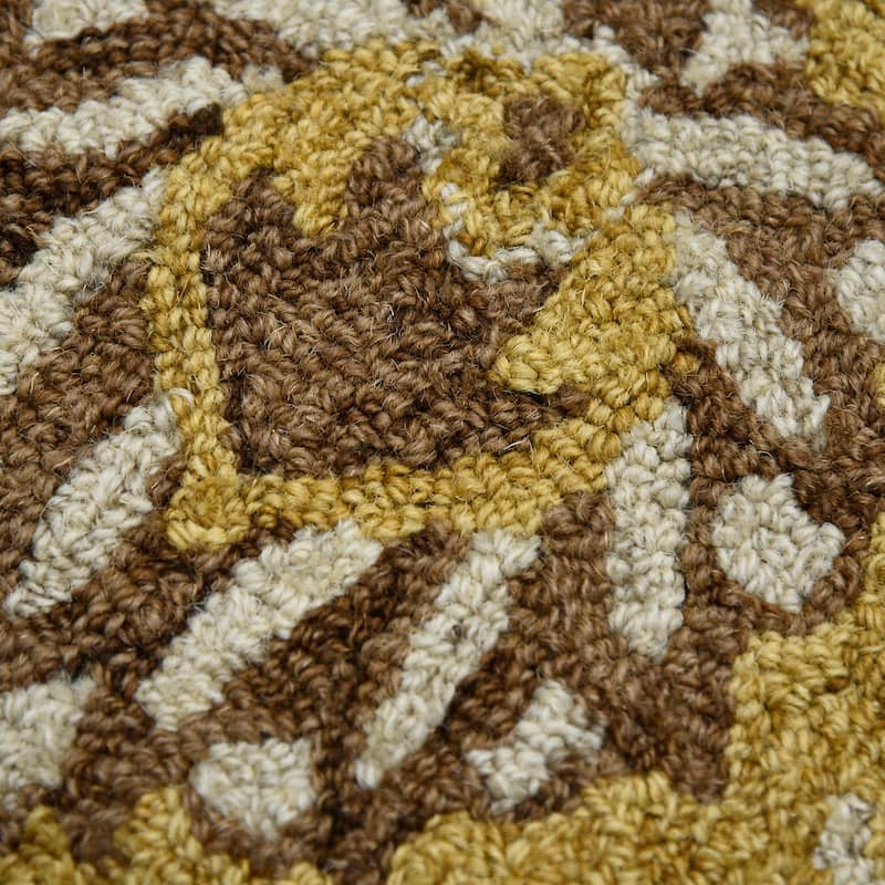 Romesha Newburg Hand-Hooked Wool Area Rug