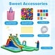 preview thumbnail 10 of 8, Gymax Inflatable Water Park w/Climbing Wall Basketball Rim Splash Pool - Multi-Color
