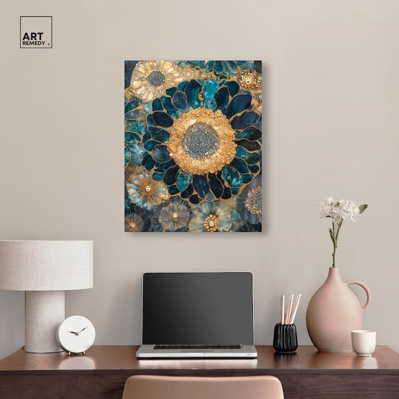 Opulent Geode II Canvas by Art Remedy, Gallery Wrapped