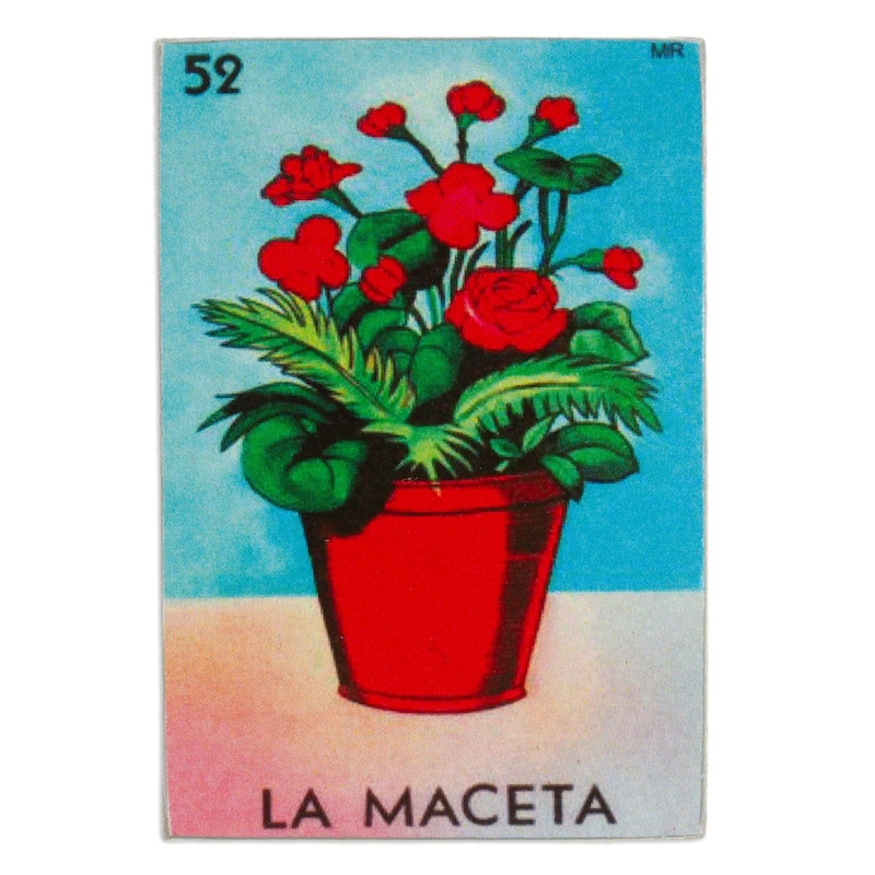 Novica Handmade Mexican Blooms Decoupage Wood Magnet