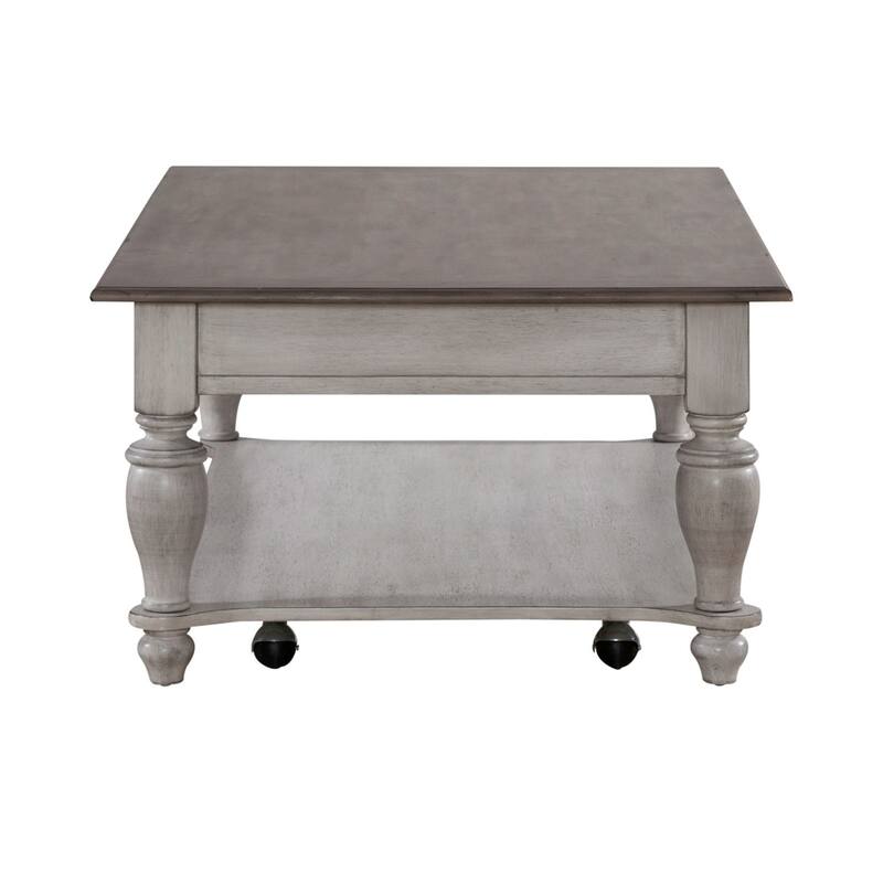 Ocean Isle Antique White Optional 3-Piece Cocktail Table Set