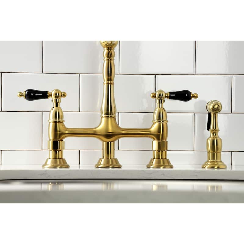 Kingston Brass Duchess Bridge Kitchen Faucet