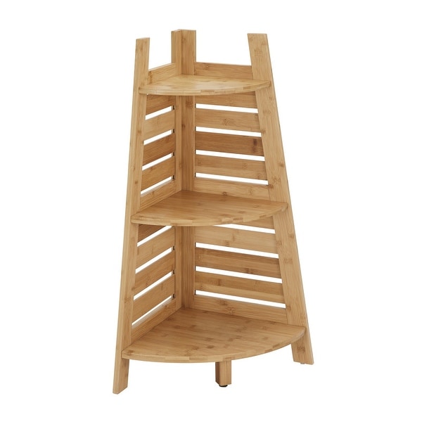 Bracken Bamboo Corner Shelf - Bed Bath & Beyond - 17982304