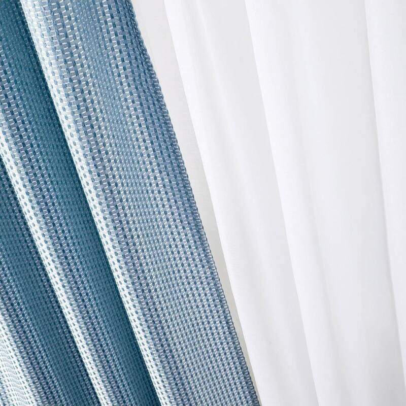Sunclipse 4 Piece Sheer Curtain Panel Set