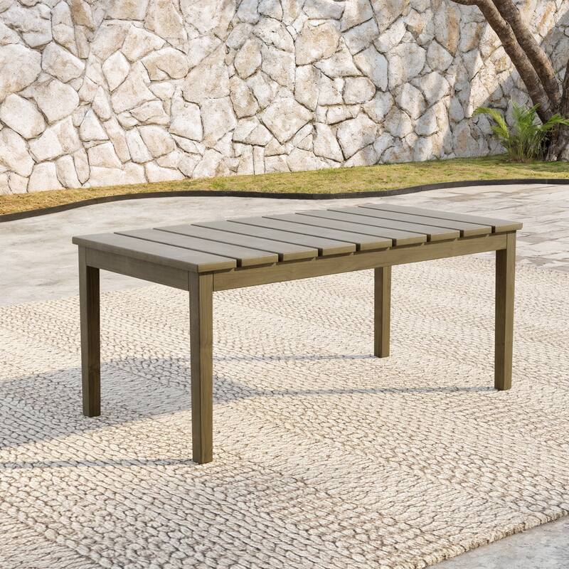 Outdoor Patio Teak Wood Side Table Coffee Table