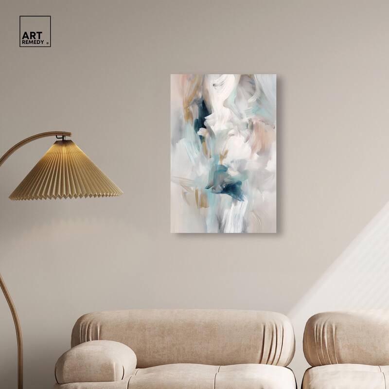 Whispering Colors III Canvas by Art Remedy, Gallery Wrapped