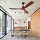 preview thumbnail 8 of 51, 60 Inch Solid Wood Ceiling Fan with Light and Remote, Reverse Functions, Integrated Light Optional