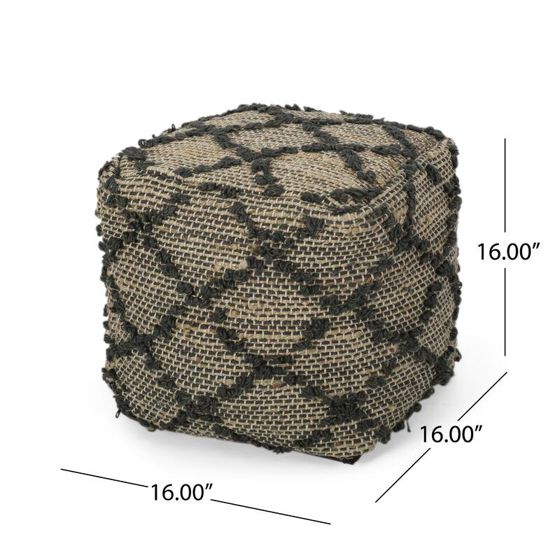 Modern Design Square Pouf，Softness And Comfort