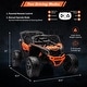 preview thumbnail 40 of 47, 12V Licensed Can-Am Electric Off-Road Utv Car for Kids