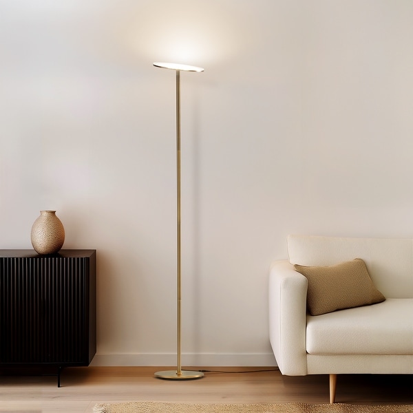 Brightech Sky 63 in. Industrial Dimmable LED Floor Lamp with Adjustable Head On Sale Bed Bath Beyond 35419414