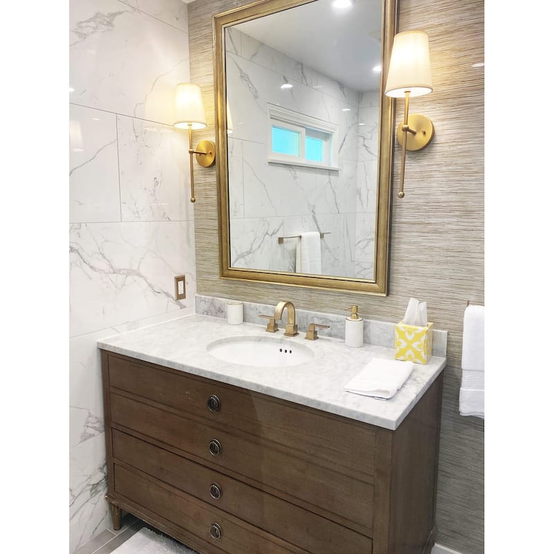 Frame My Mirror Gold Framed Wall Mirror, Oxfordshire Design
