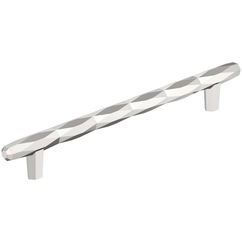 Amerock BP55500 St. Vincent 8" Center to Center Bar Cabinet Pull - Polished Nickel