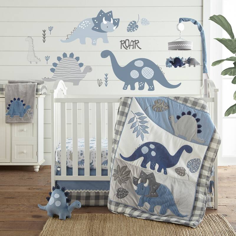 Kipton 4PC Bedding Set - Q, DR, FS, Wall Decal - Levtex Baby