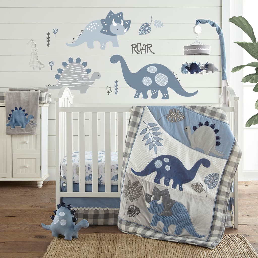 Kipton 4PC Bedding Set - Q, DR, FS, Wall Decal - Levtex Baby