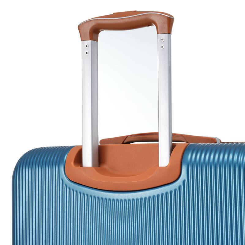 3 Piece Hardside Lightweight Luggage Sets with Double Spinner 8 Wheels and TSA Lock