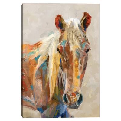 Equine Portrait by Studio Arts Canvas Art Print