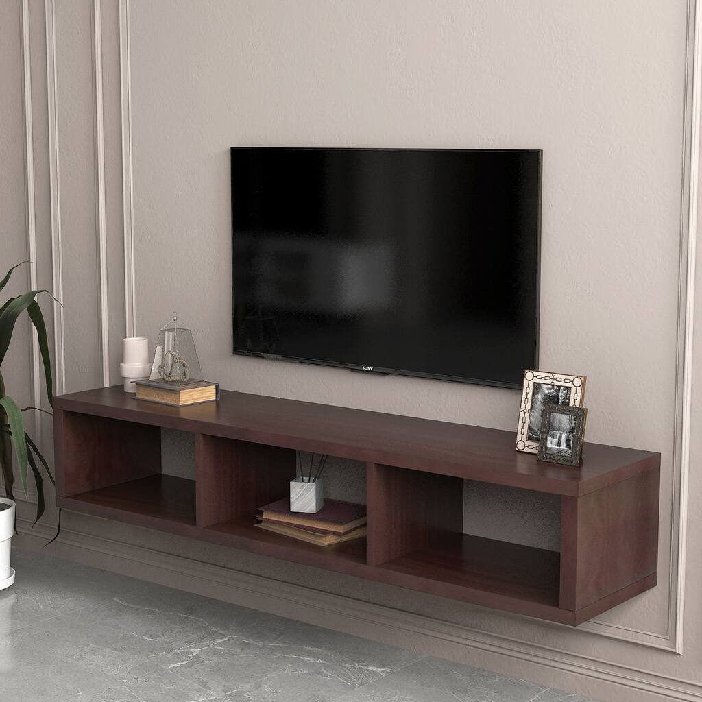 Shallow Floating TV Console