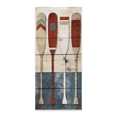 Playful Oars Beach Towel