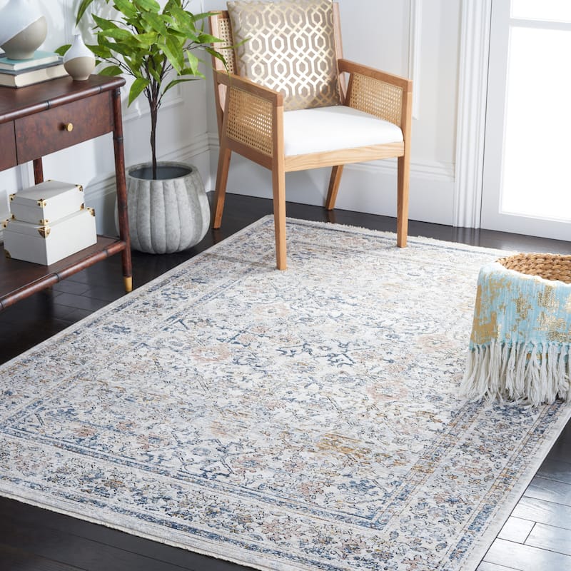 SAFAVIEH Moondust Lolita Vintage Oriental Rug - 4' x 6' - Ivory/Blue