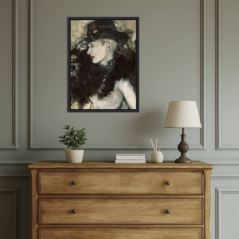 Mysterious Allure by Ute Rathmann (18 x 24 in.), Framed Canvas Wall Art Print