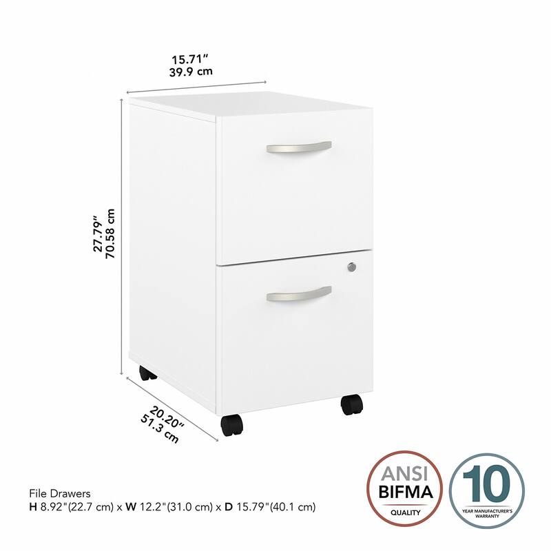 Studio A 2 Drawer Mobile File Cabinet by Bush Business Furniture