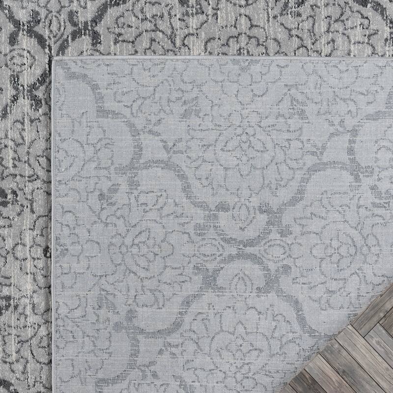 Gertmenian Ethan Varna Transitional Trellis Grey Area Rug