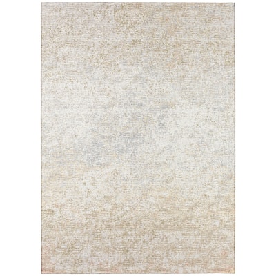 Indoor/Outdoor Rylee Modern Abstract Washable Rug New