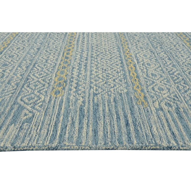 Domani Ridge Geometric Chevron Area Rug