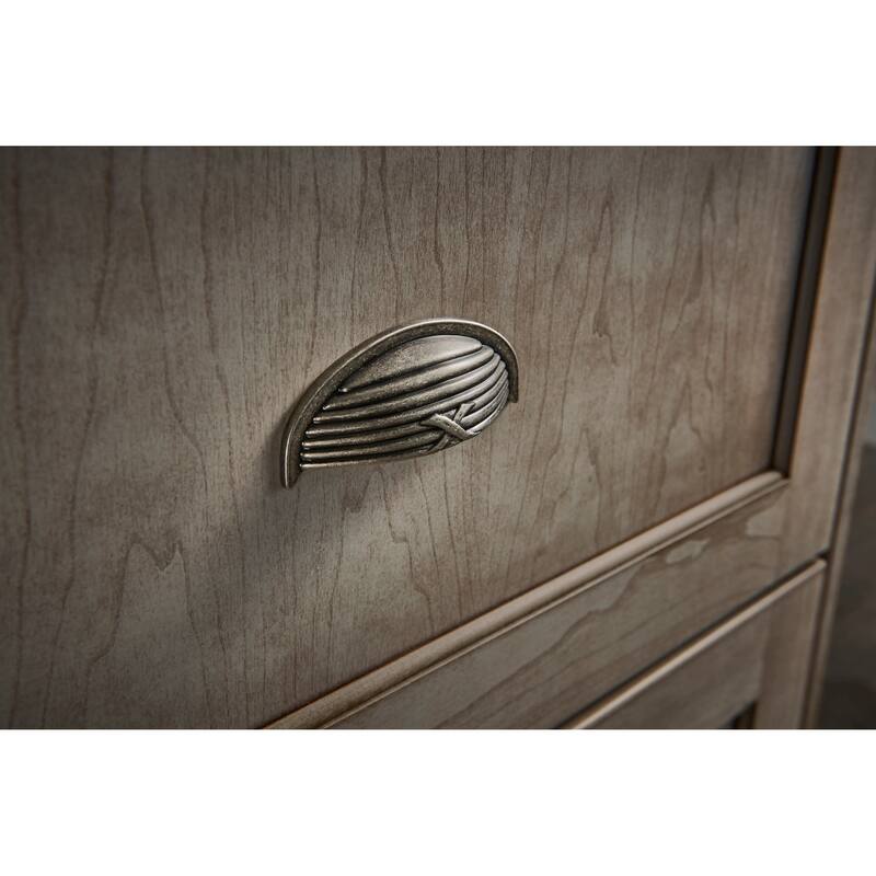 Top Knobs Ribbon 3 Inch Center to Center Cup Cabinet Pull from the