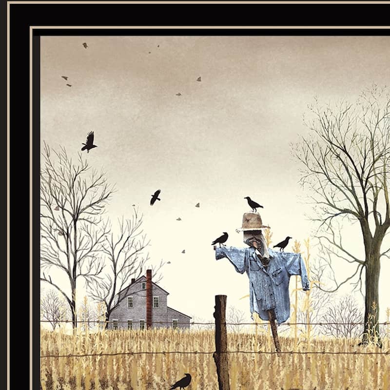 HomeRoots After the Harvest Black Framed Wall Art