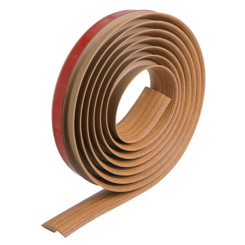 9.84ft PVC Floor Transition Strip Self Adhesive Carpet to Tile Strip - Yellow