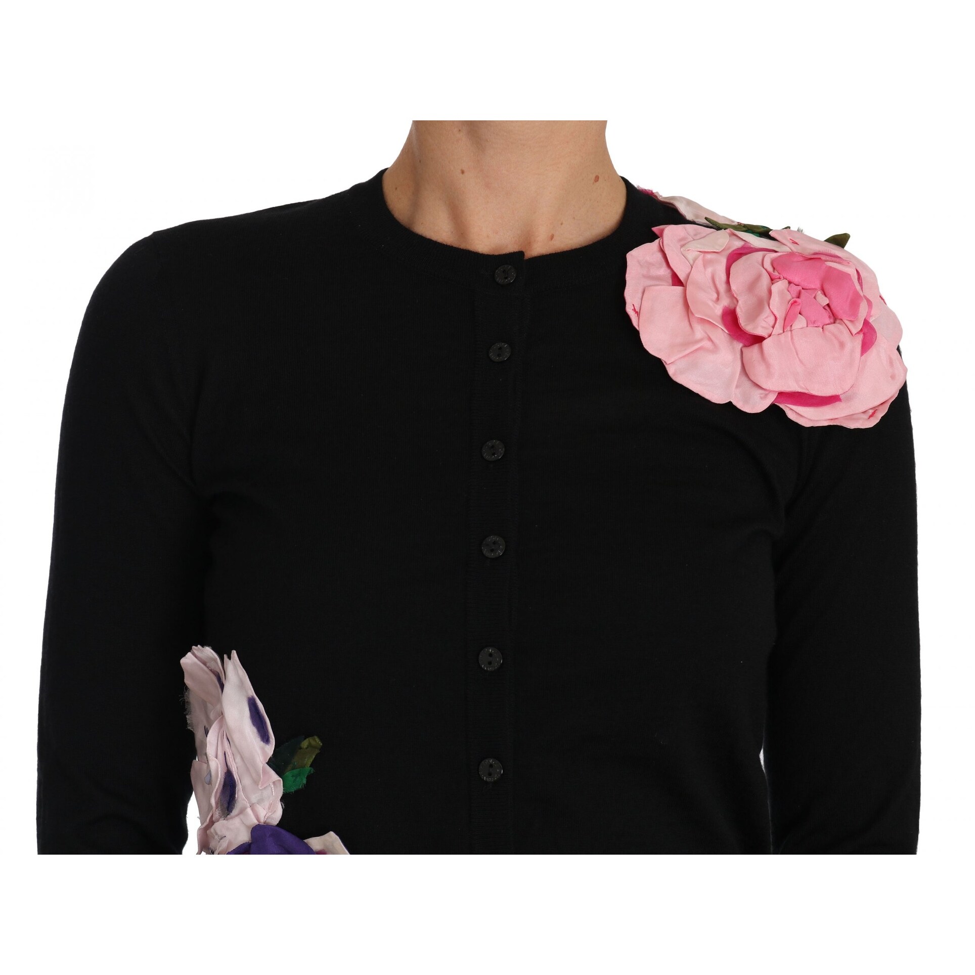 black cashmere cardigan sweater women's
