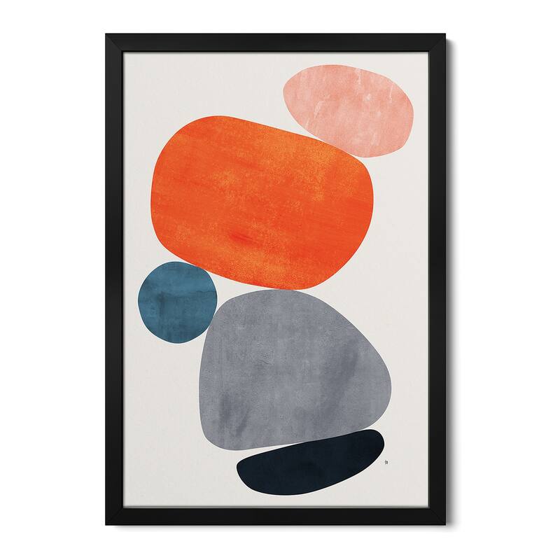 Balance III Premium Framed Poster by Tracie Andrews - Black - 16x24x1