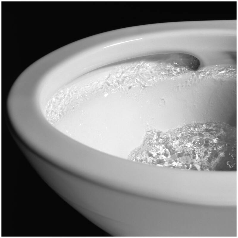 Toto CST775CEFG#01 Drake 1.28 GPF Two Piece Round Chair Height Toilet with Left Hand Lever