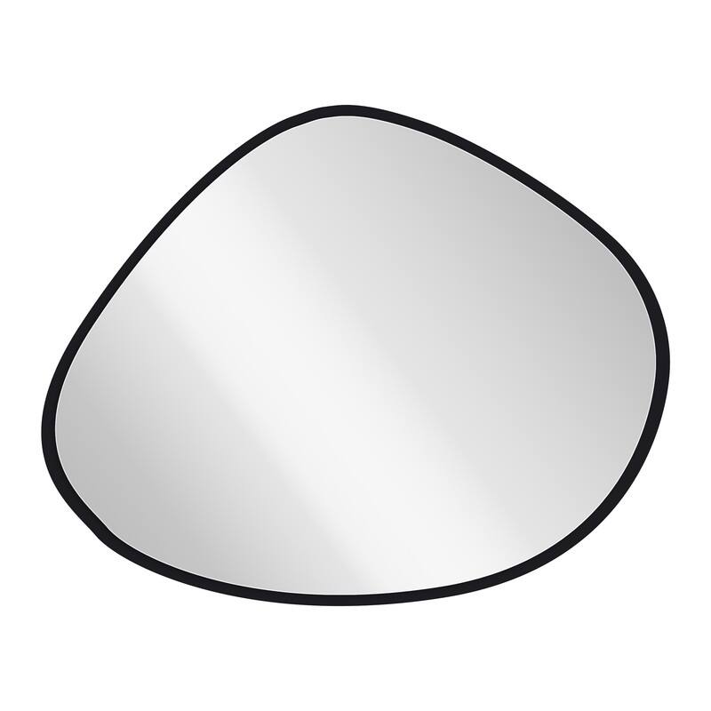 Contemporary Asymmetrical Mirror, Pebble Shaped Irregular Mirror