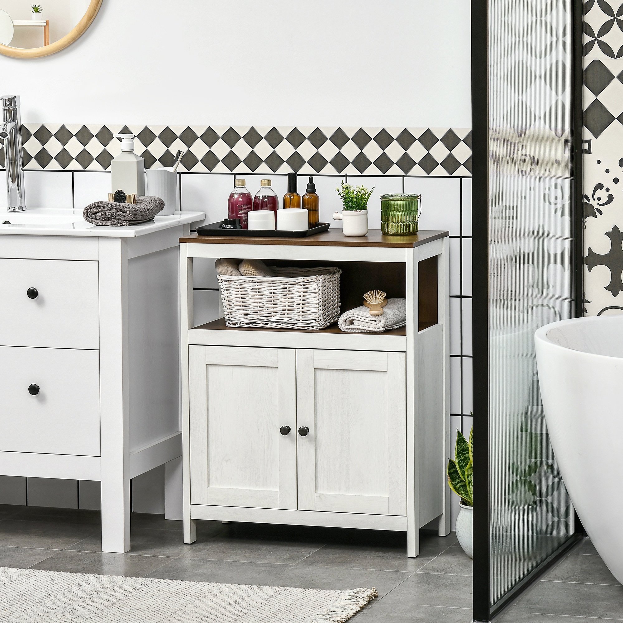 https://ak1.ostkcdn.com/images/products/is/images/direct/cf84250ad8672abd63fa9a2d346a98320de6a895/kleankin-Modern-Bathroom-Storage-Cabinet%2C-Free-Standing-Bathroom-Cabinet%2C-Open-Compartment-and-Cupboard-with-Adjustable-Shelf.jpg