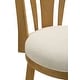preview thumbnail 6 of 16, Elle Modern Swivel Bar Stool, Upholstered Counter Height Chair with Wood Frame