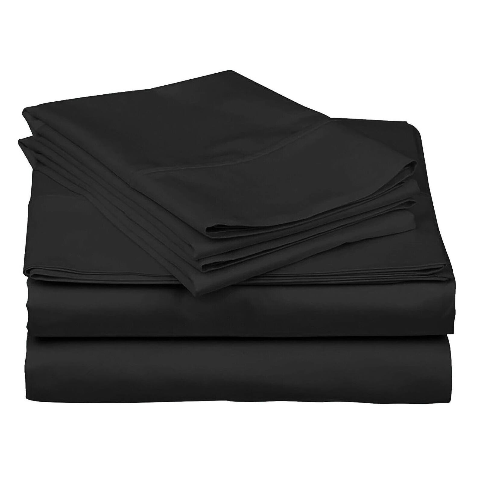 Black Luxury Extra Soft Deep Pocket Fresh Breathable Sheet Set On Sale Bed Bath & Beyond