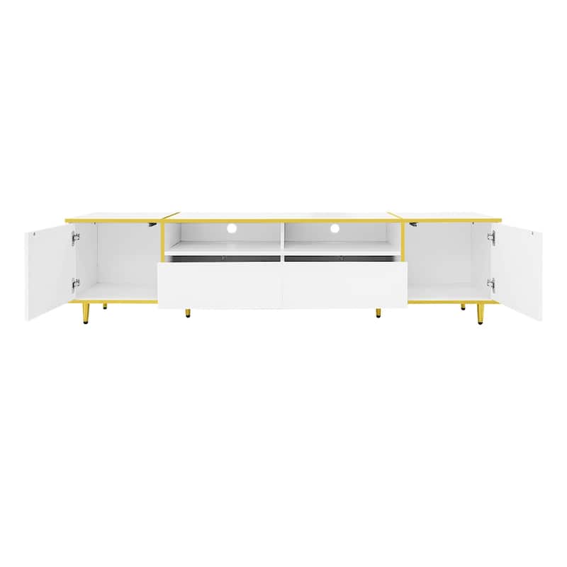TV Stand Entertainment Center with Storage