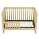 preview thumbnail 17 of 25, Convertible Crib/Full Solid Wood Bed with Changing Table, Adjustable Height, Nursery Bed