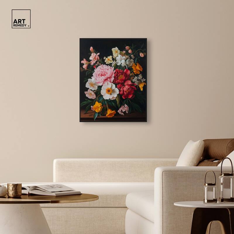 Violet Vignette II Canvas by Art Remedy