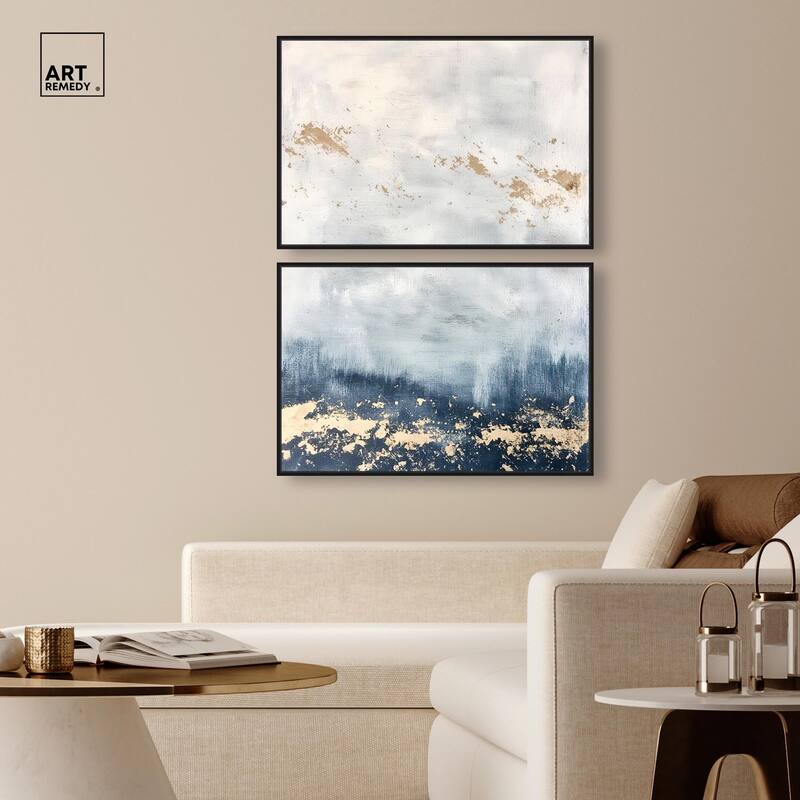 Inner Cosmos II Canvas Set of 2 by Art Remedy