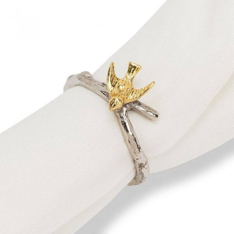 Bird On Branch Napkin Ring - Single