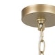 preview thumbnail 11 of 17, Tifany Modern Gold 1-Light Mini Pendant Light for Kitchen Island Dining Room - 4.3'' D x 8.5'' H