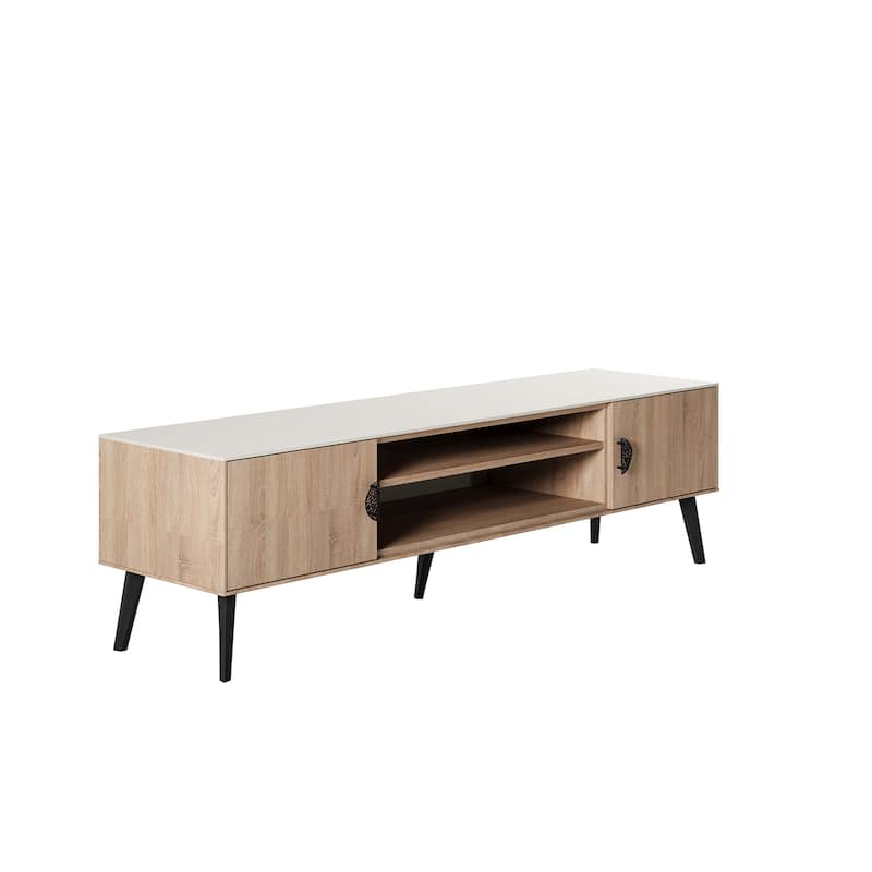 Manhattan Comfort Haley 70.9" Mid-Century Modern TV Stand